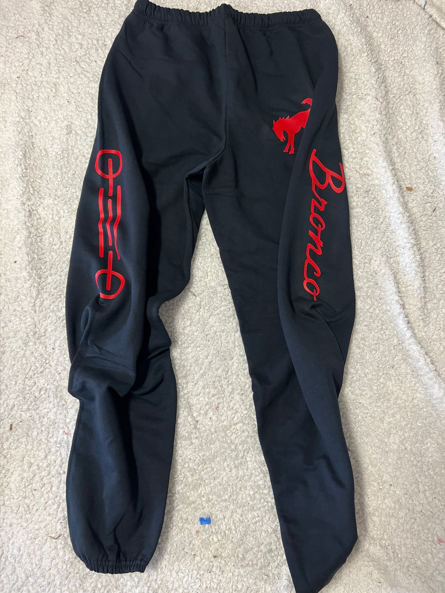New unisex jerzees bottoms black red