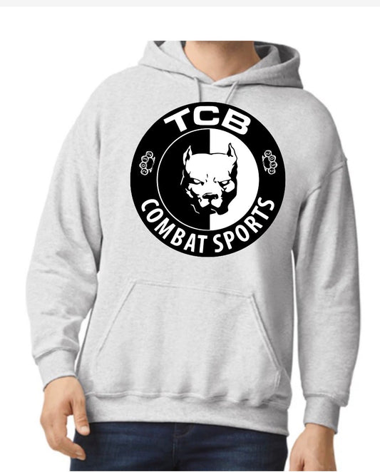 Ash gray TCB unisex Gilden adult hoodie
