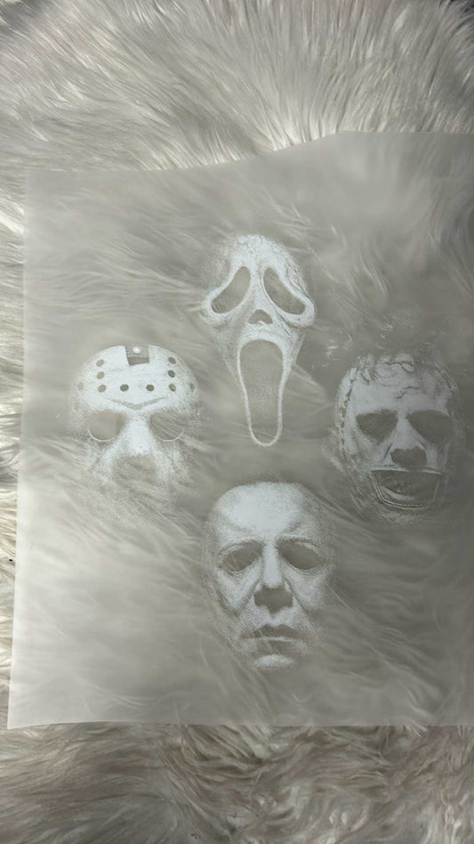 New DTF  Halloween blackout design