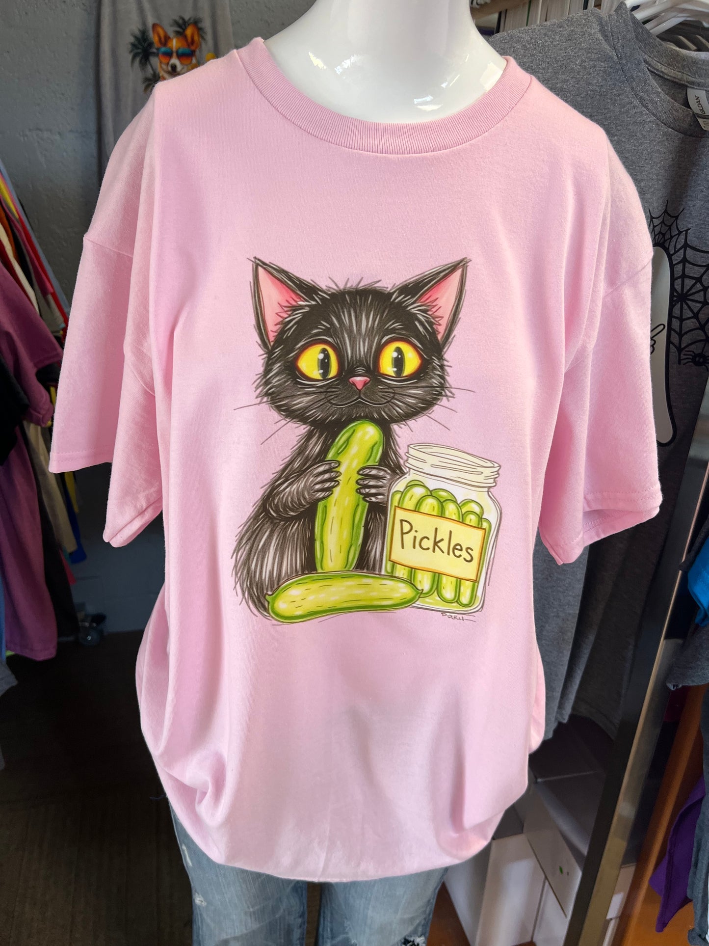 New  unisex T-shirt pickles