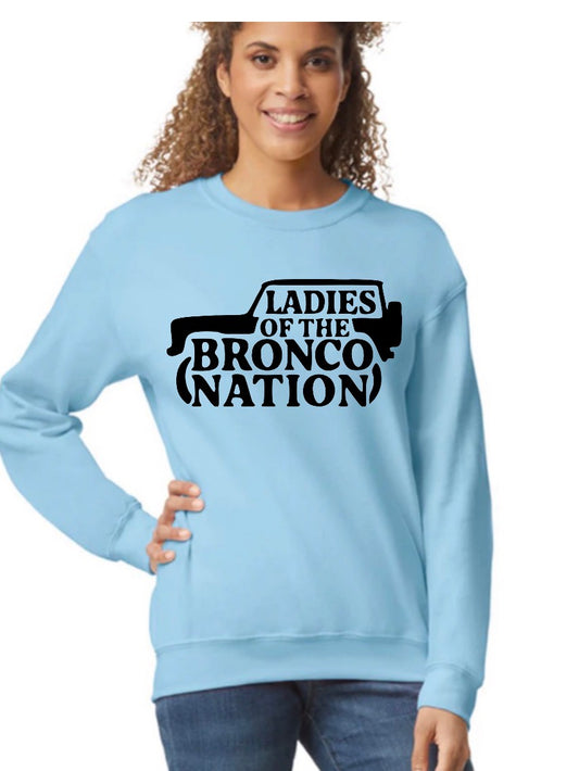 New unisex ladies of the b nation light blue