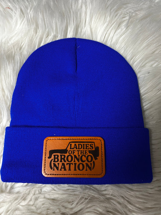 Ladies of the B nation beanie blue