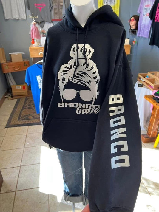 unisex  4 x 4 hoodie black