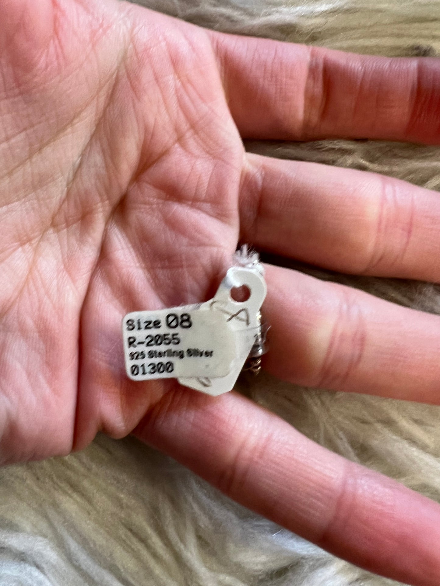 Brand  new sterling silver ring size 8