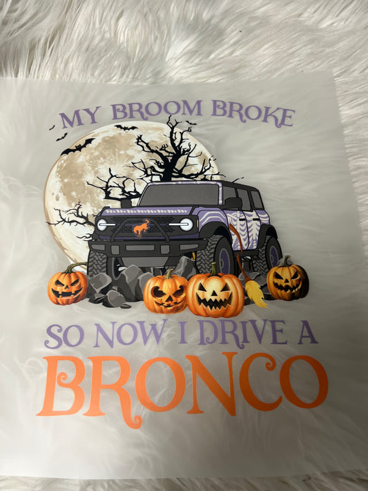 New DTF 4 x 4 broom broke