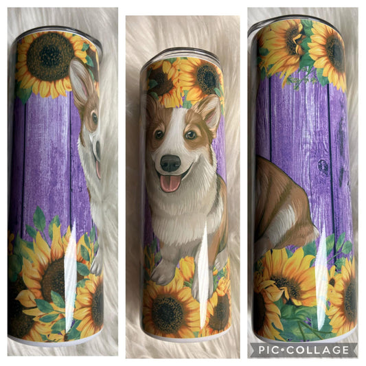 20 ounce Tumblr corgi