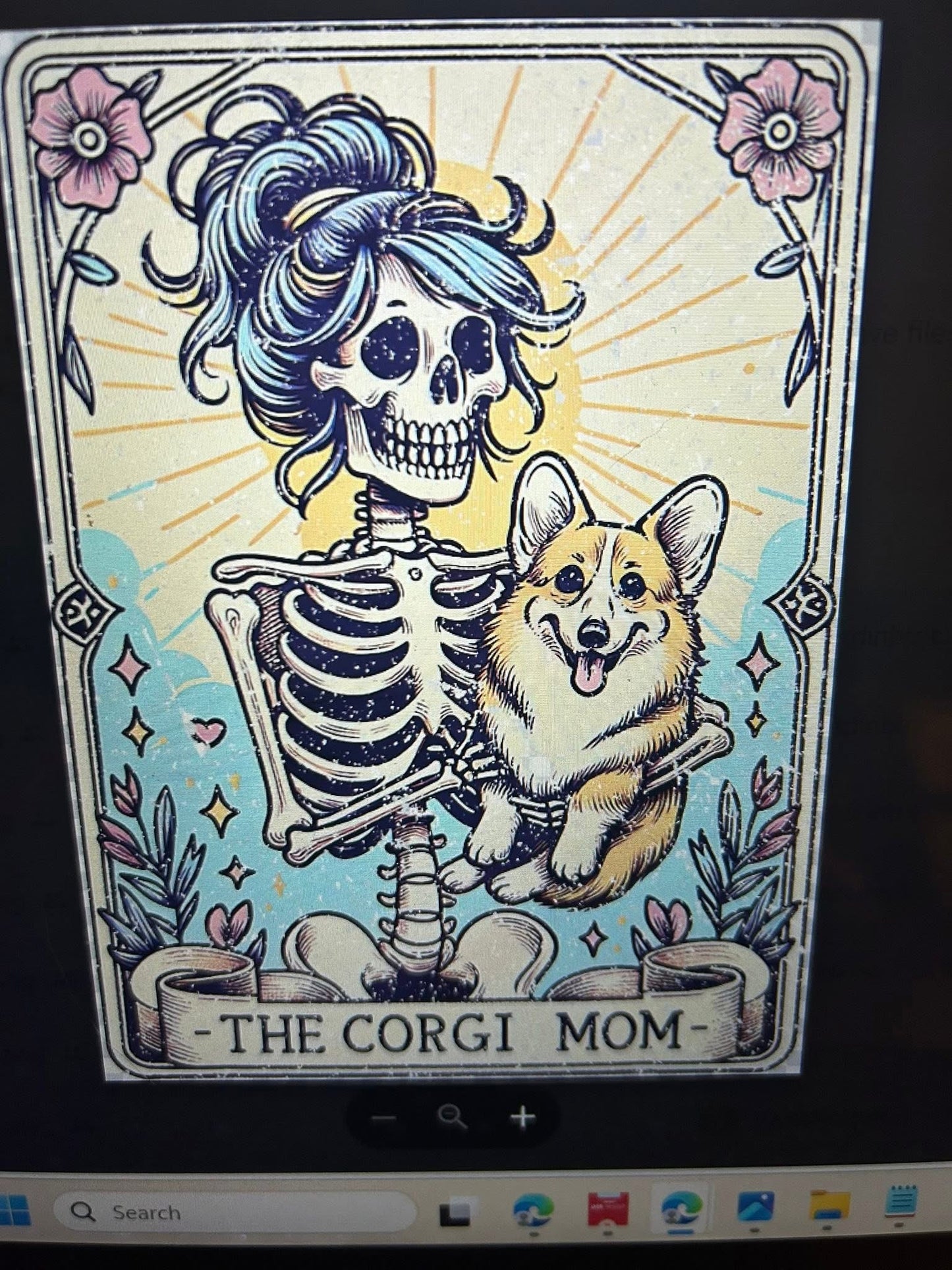 New DTF corgi