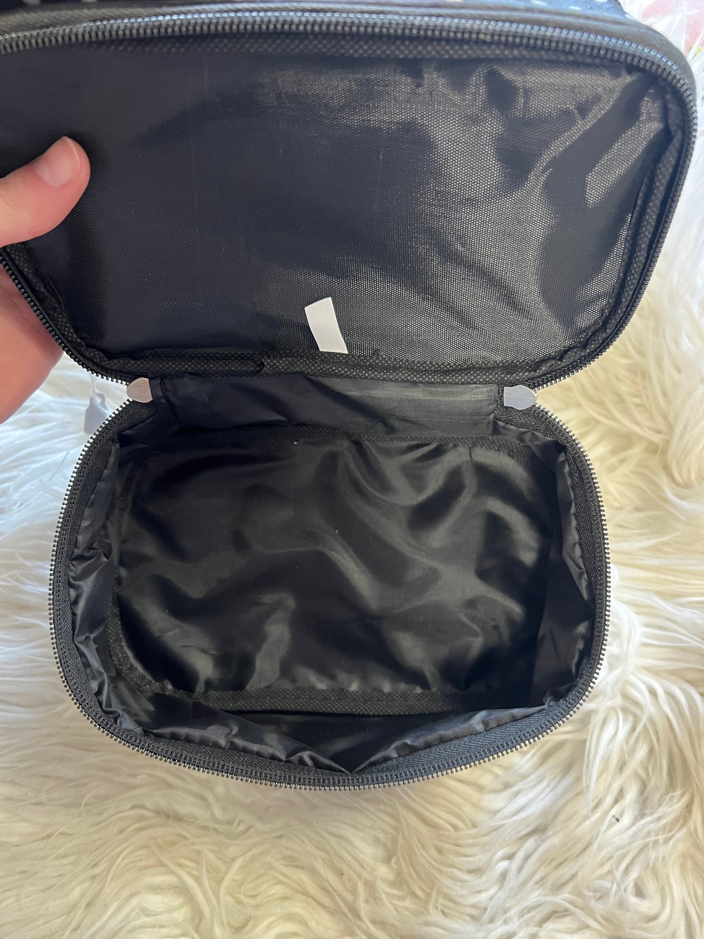 Brand new double layered a zipper bag