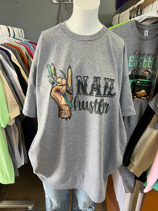 Brand new unisex Gilden nail Hustler T-shirt