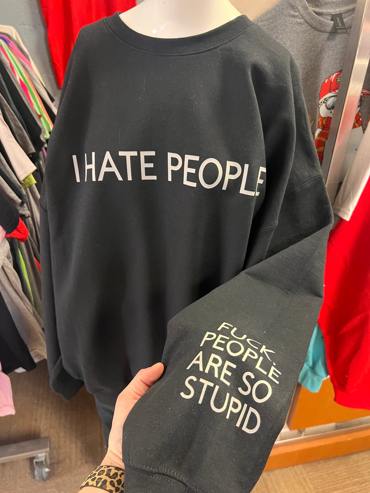 New unisex I hate people 