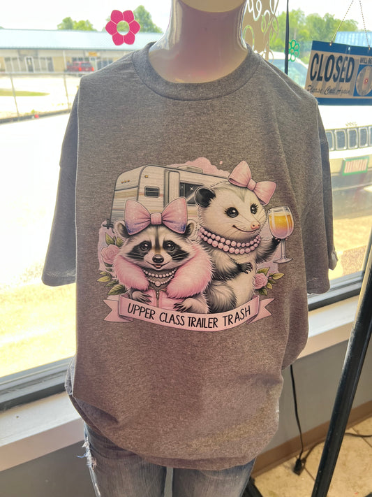 New  unisex T-shirt upper class trailer trash