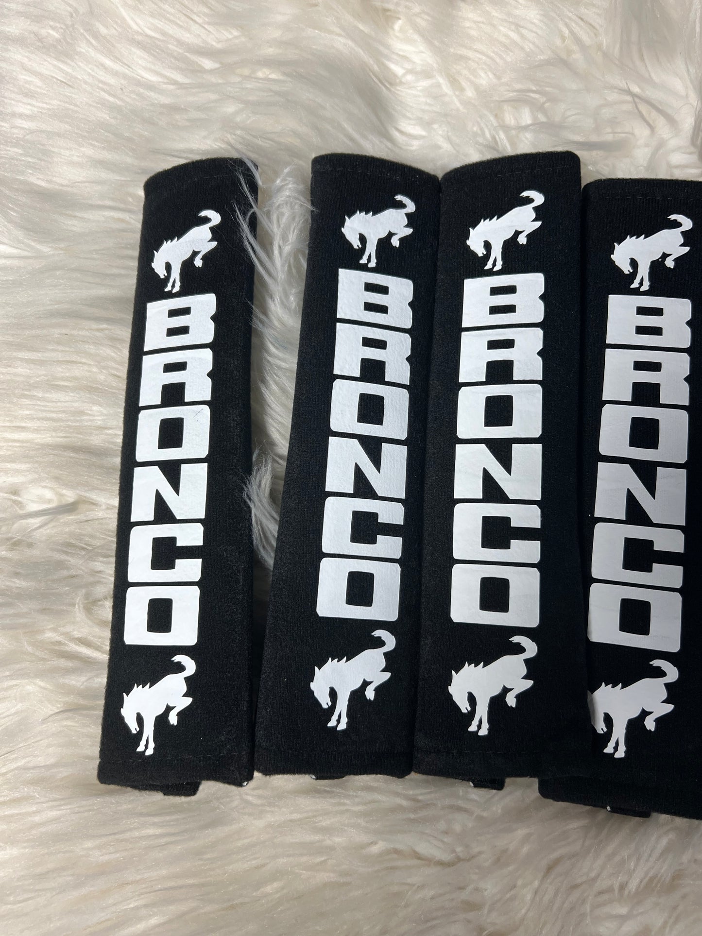 New seatbelt covers set