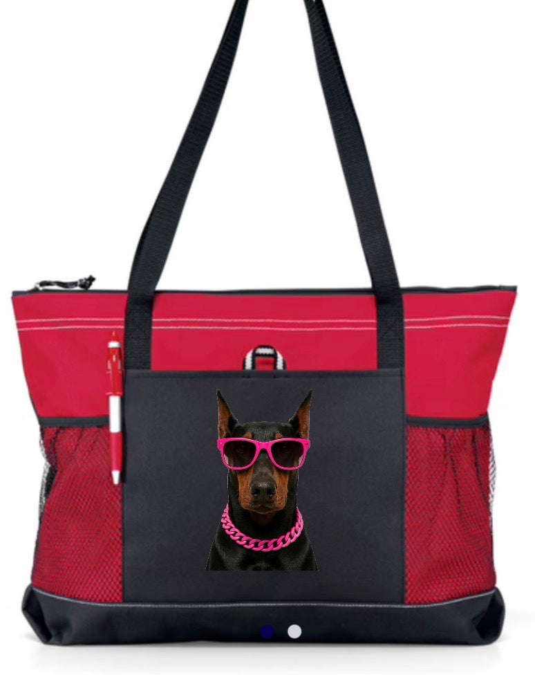 New tote bag doberman