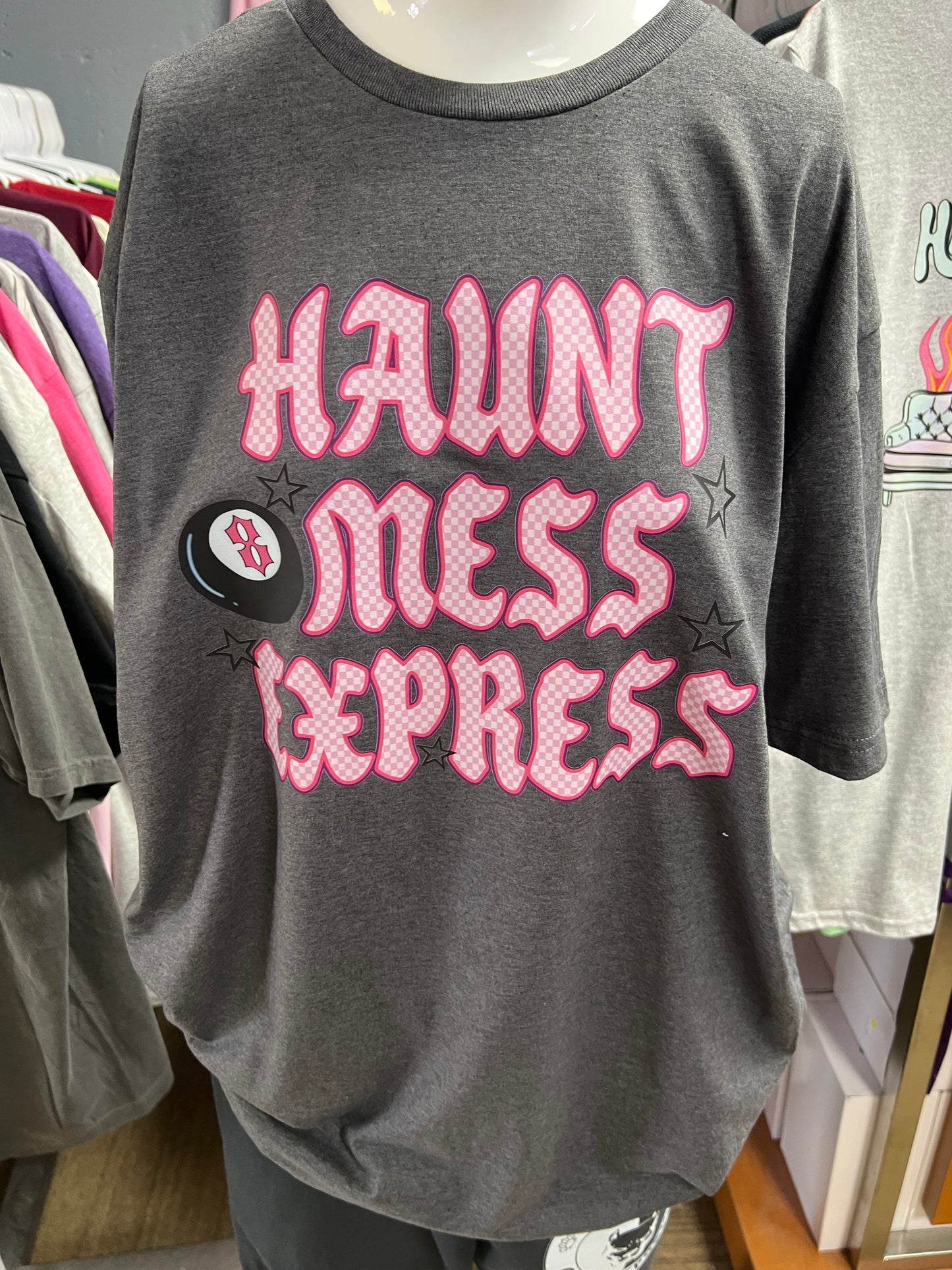 Ready to ship out Gildan soft style large haunt mass express 