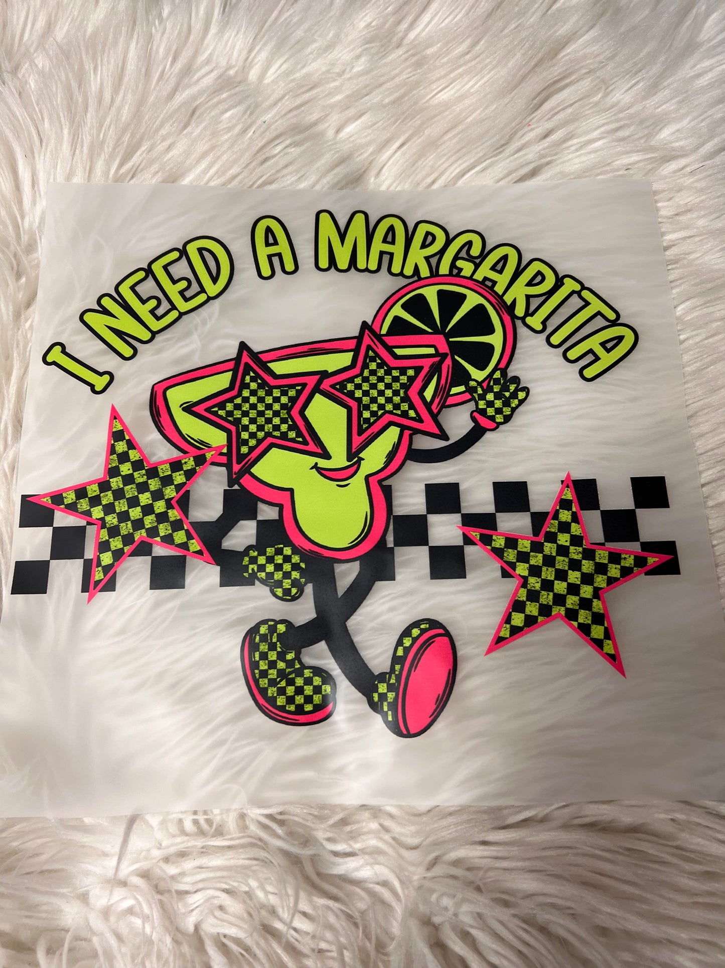 New funny DTF I need a margarita 