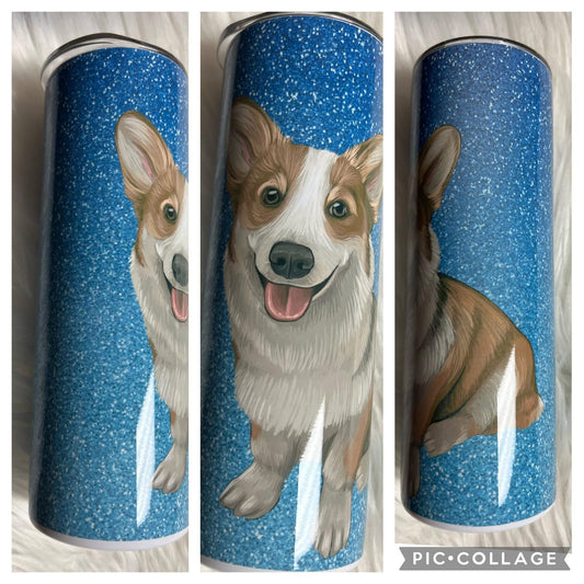 20 ounce Tumblr corgi