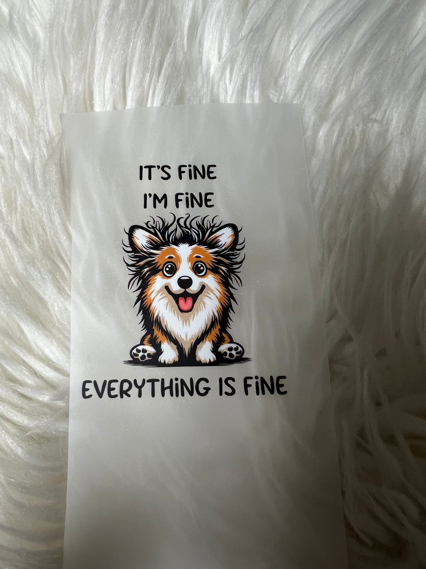 DTF  print corgi