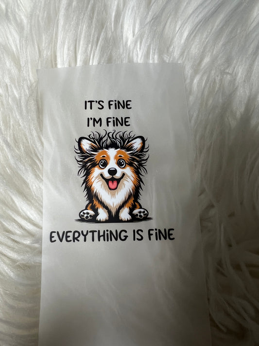 DTF  print corgi