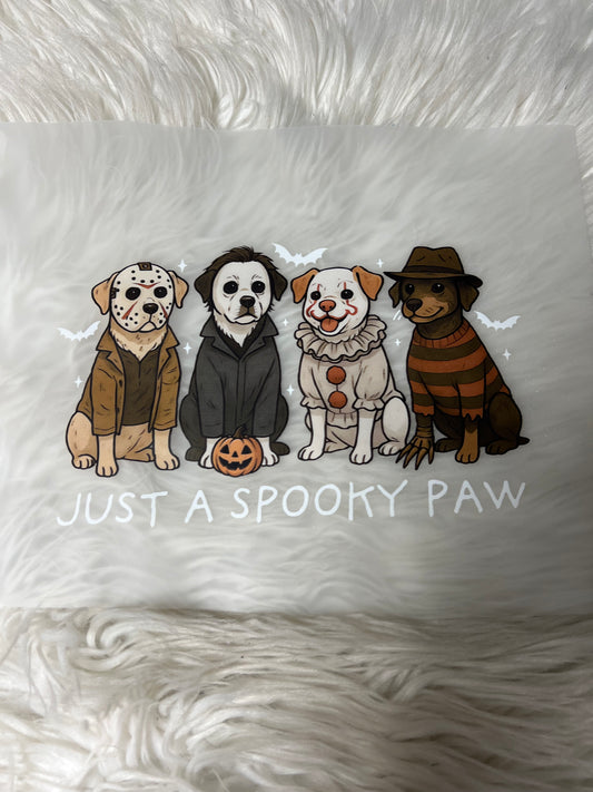 New DTF Halloween scary dog