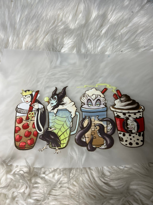 New DTF Halloween scary coffee