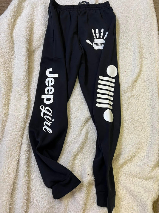 New unisex jerzees bottoms black