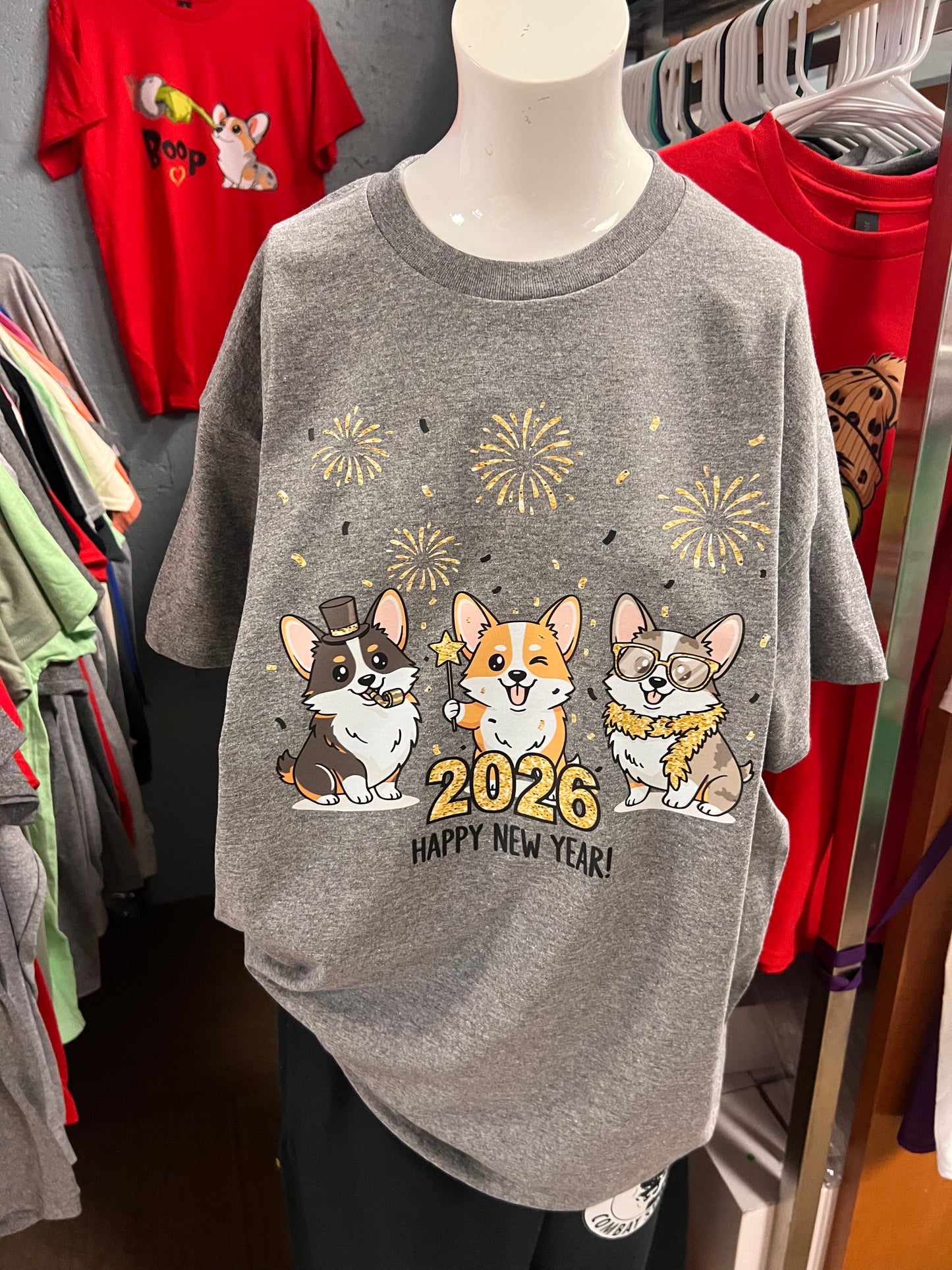 New unisex corgi New Year’s