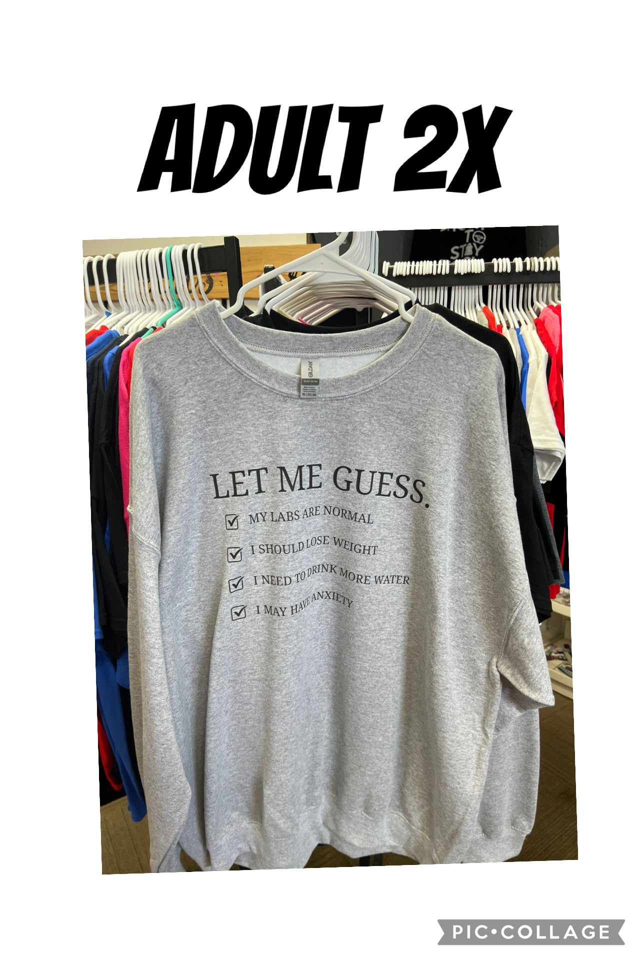 New unisex clearance adult crewneck