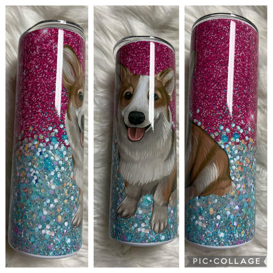 20 ounce Tumblr corgi