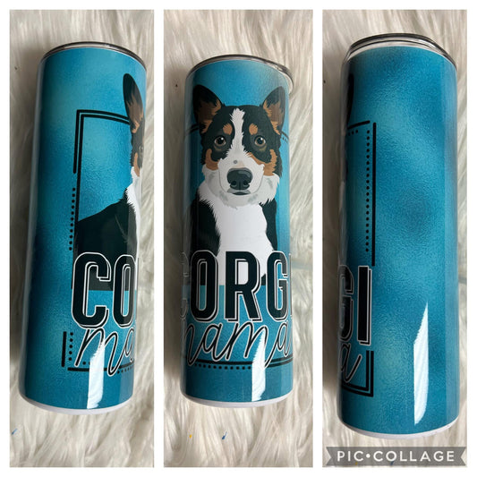 20 ounce Tumblr corgi