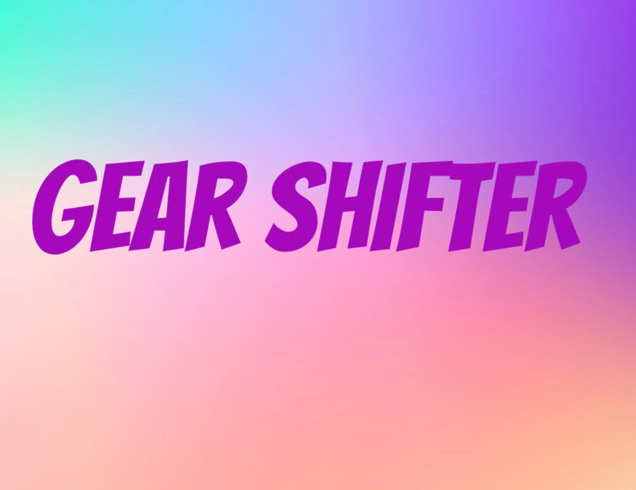 Gear shifter ￼
