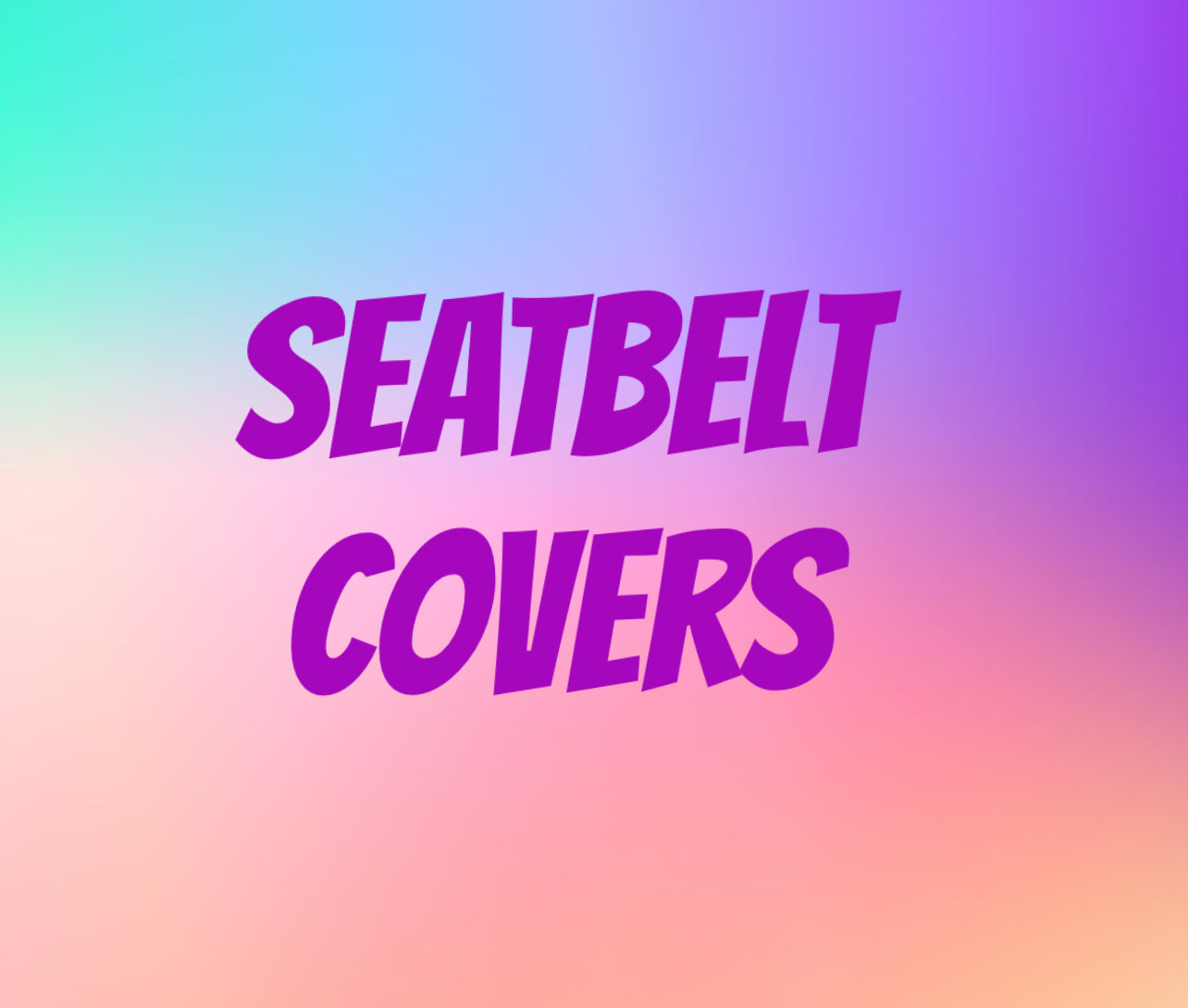 Seatbelt covers