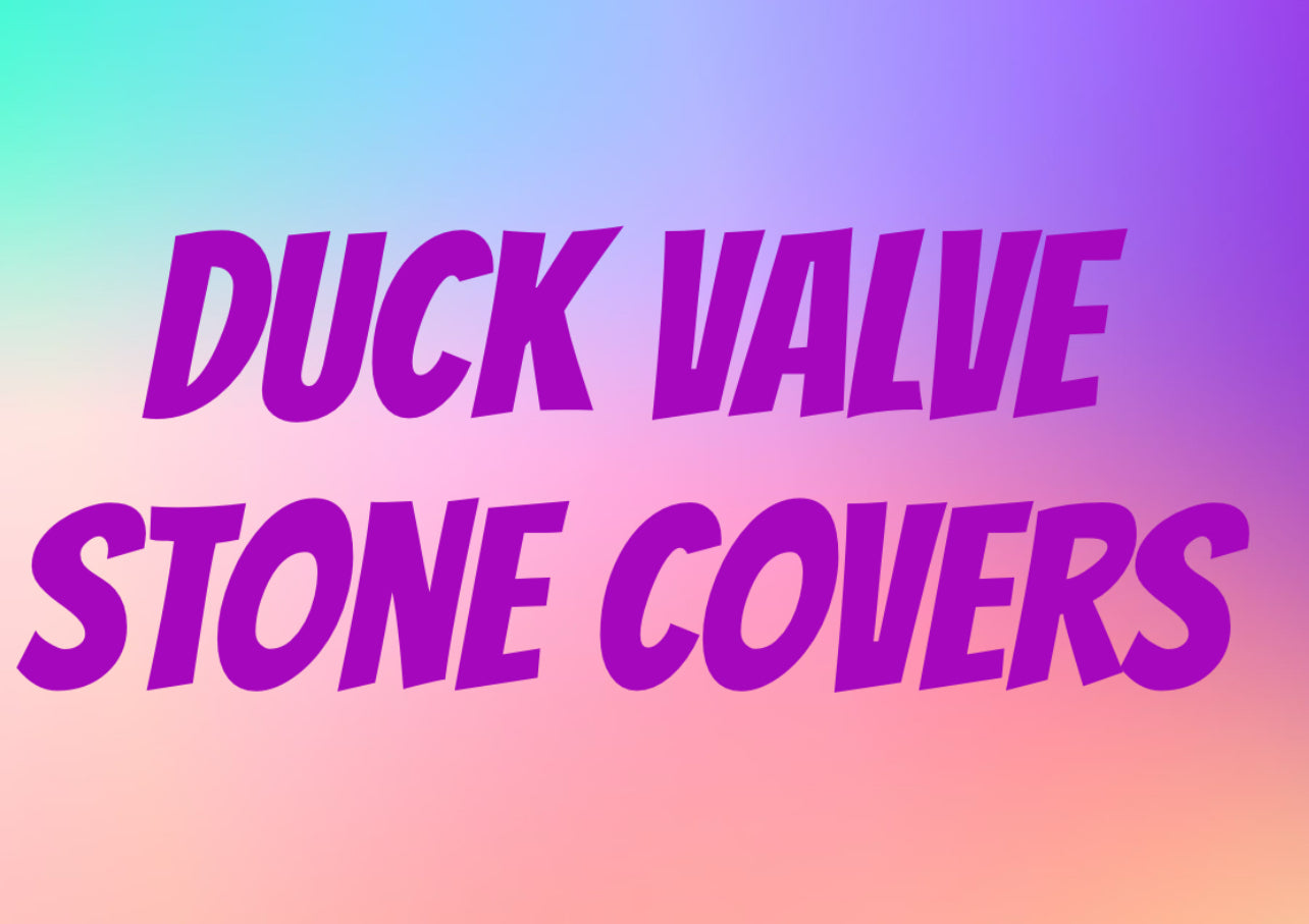 Duck valve stone covers