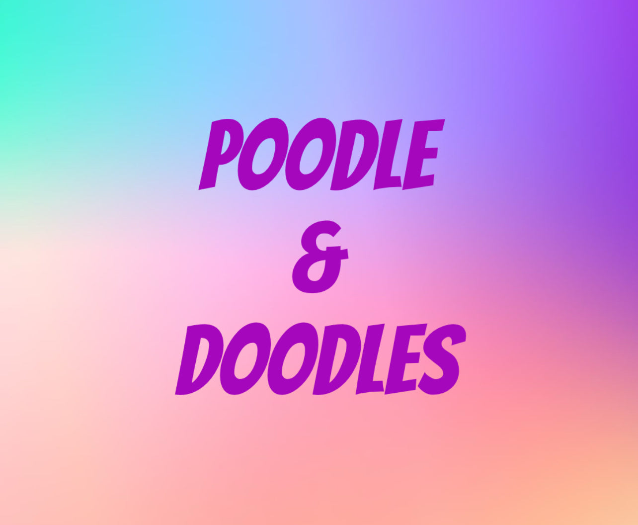 Poodles and goldendoodles