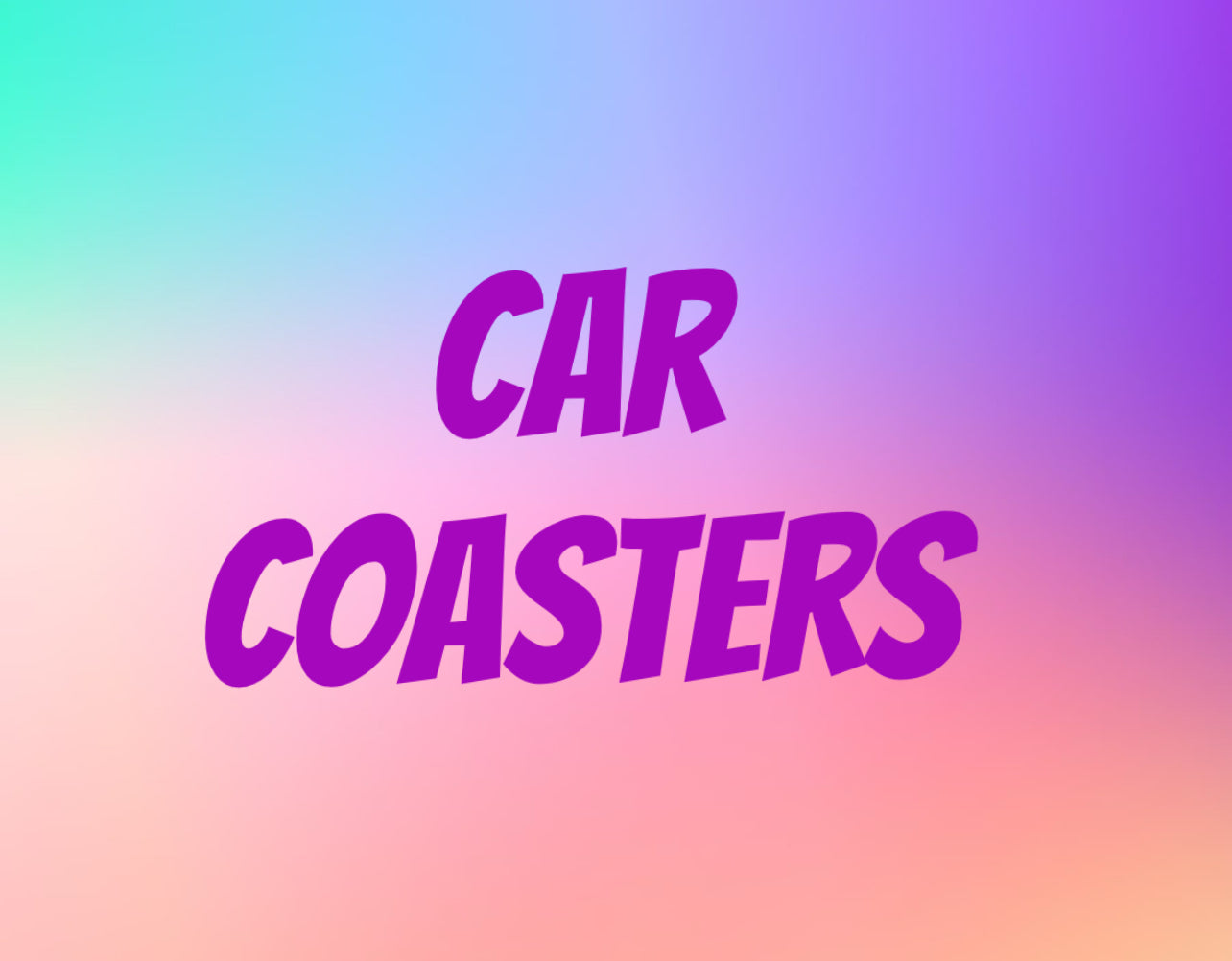 Car coasters