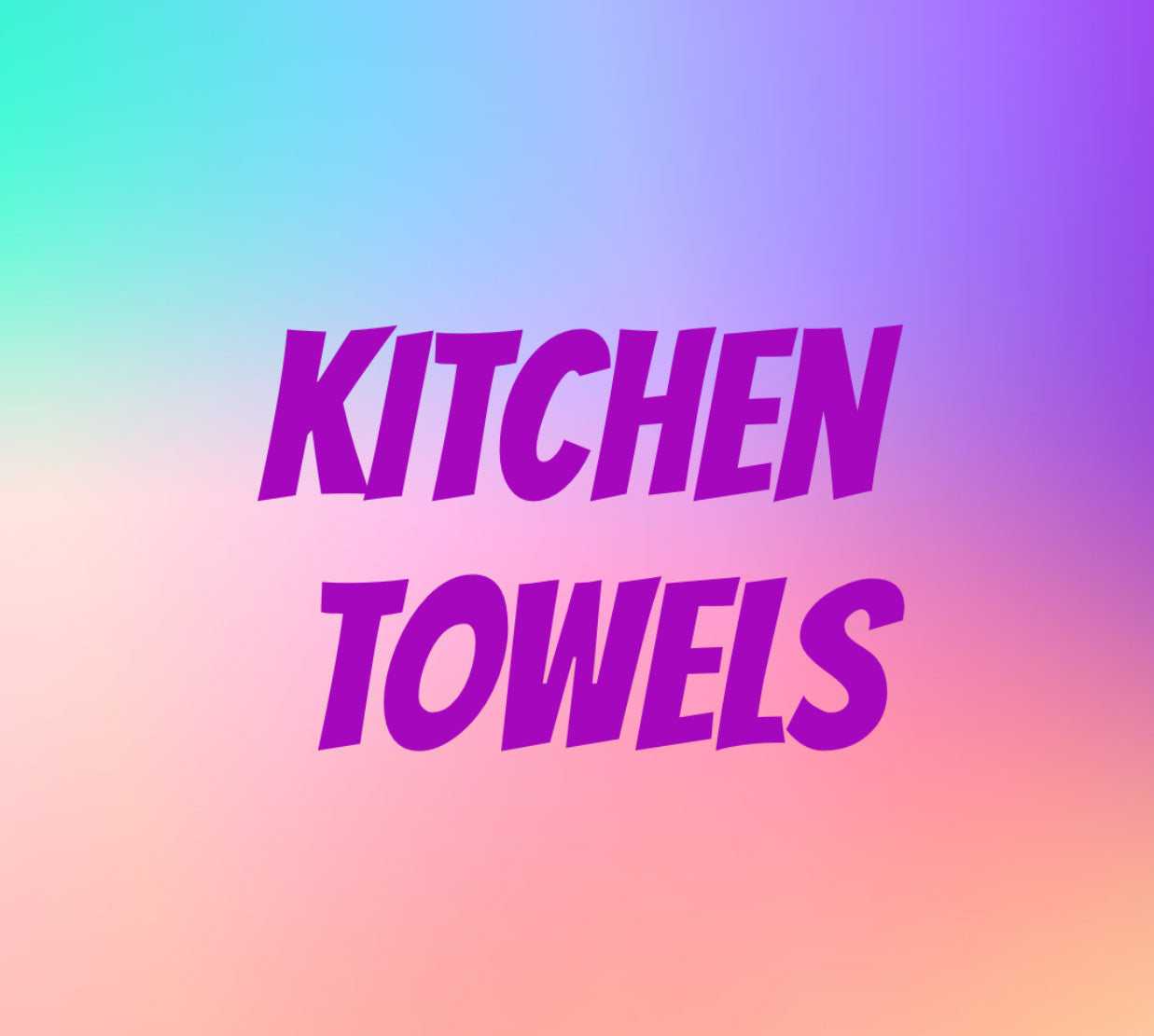 Decoration kitchen towel