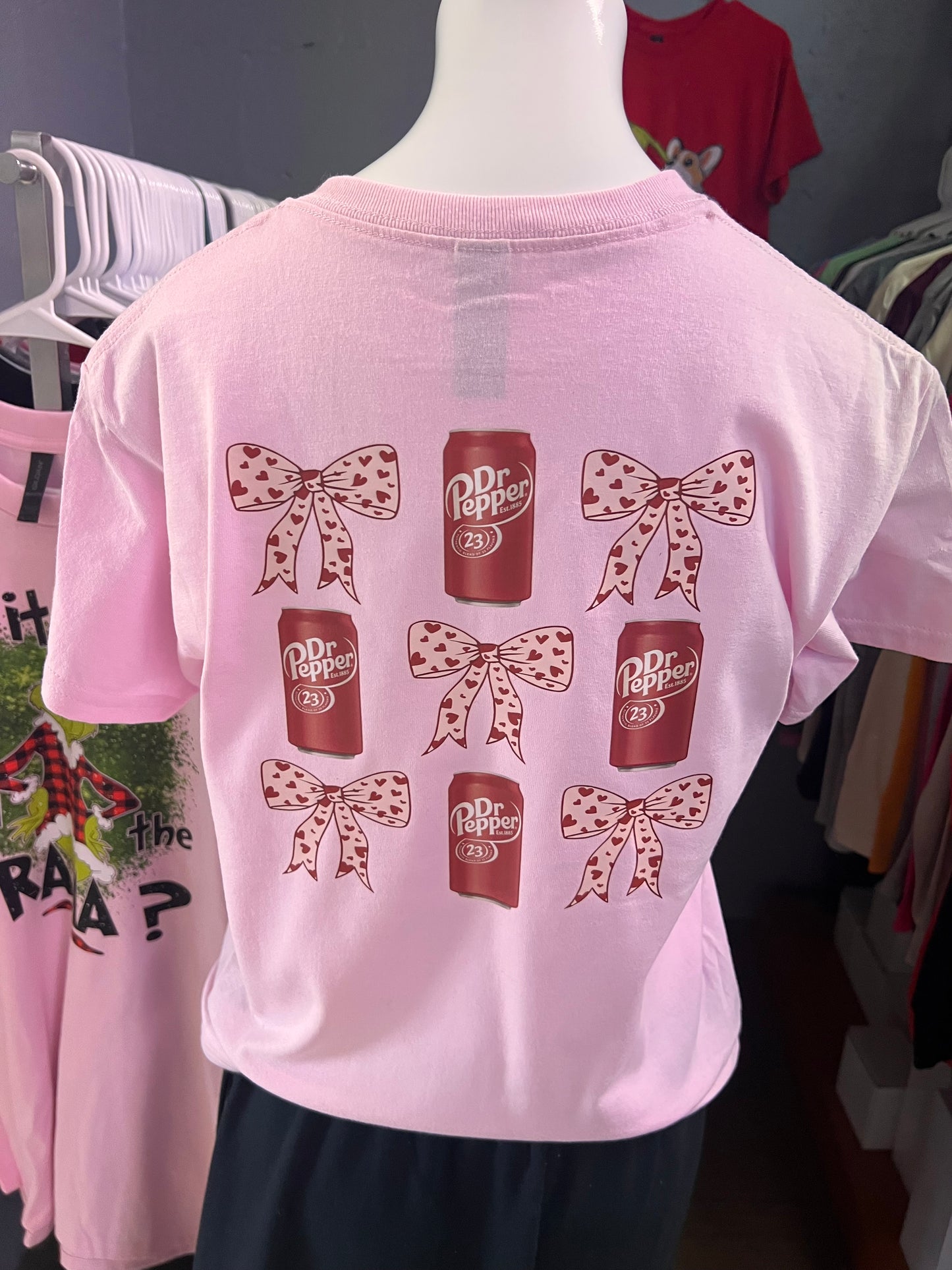 New unisex light pink soda