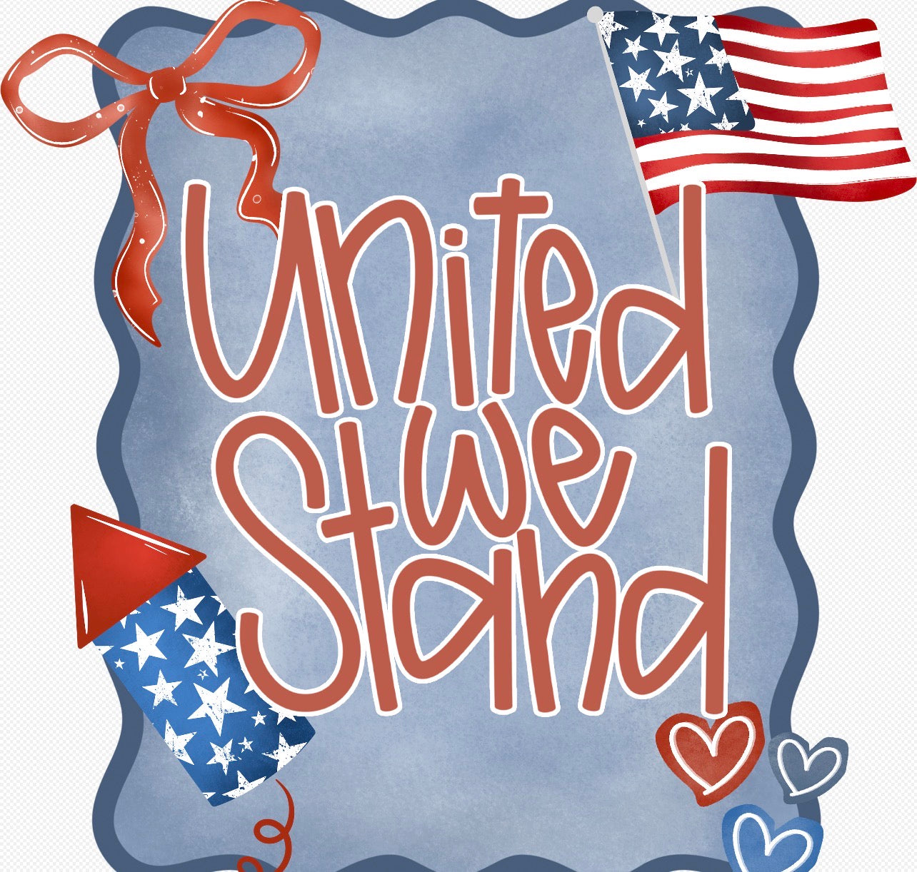 New DTF USA patriotic
