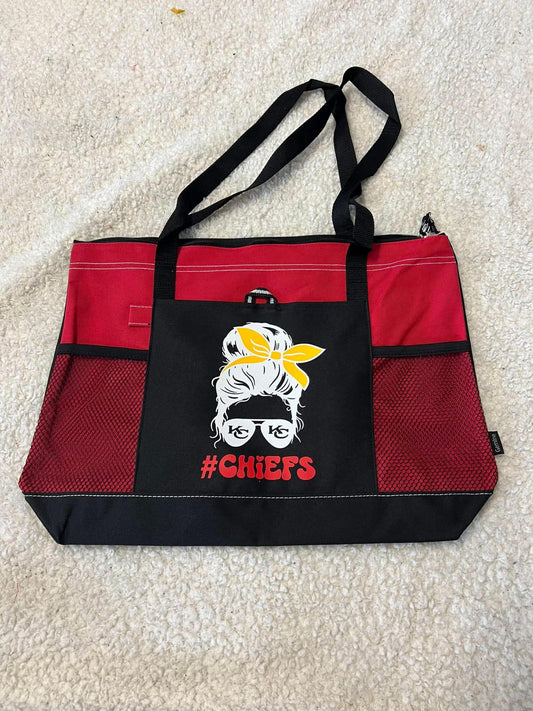 New tote bag football