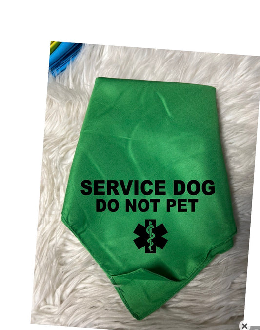 New dog bandanna service dog do not pet