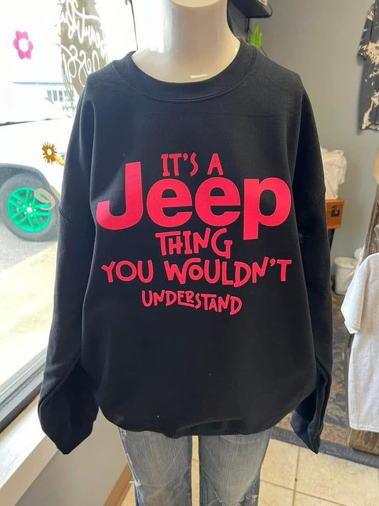 crewneck sweatshirt black hot pink
