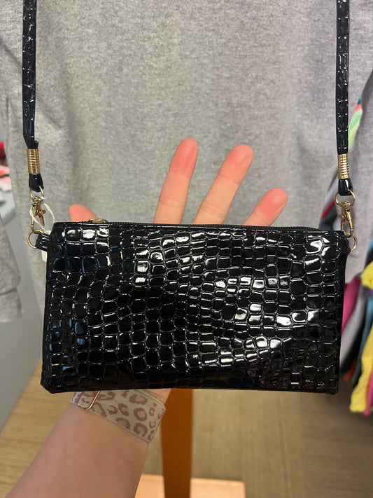 New small black Crossbody bag ￼