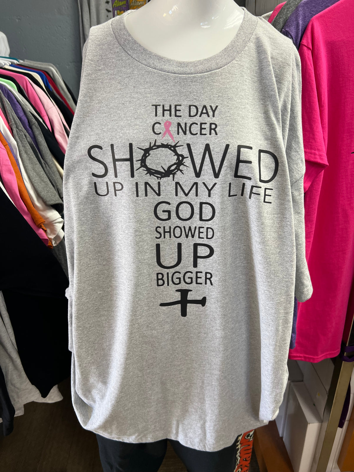 unisex top god cancer