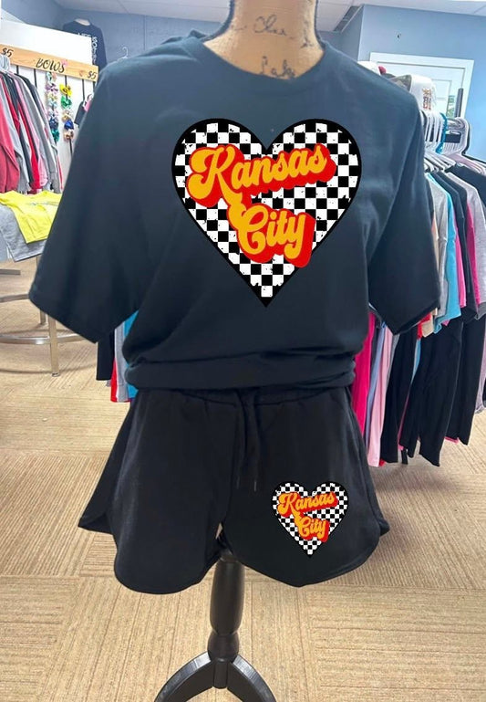 New unisex top and shorts set