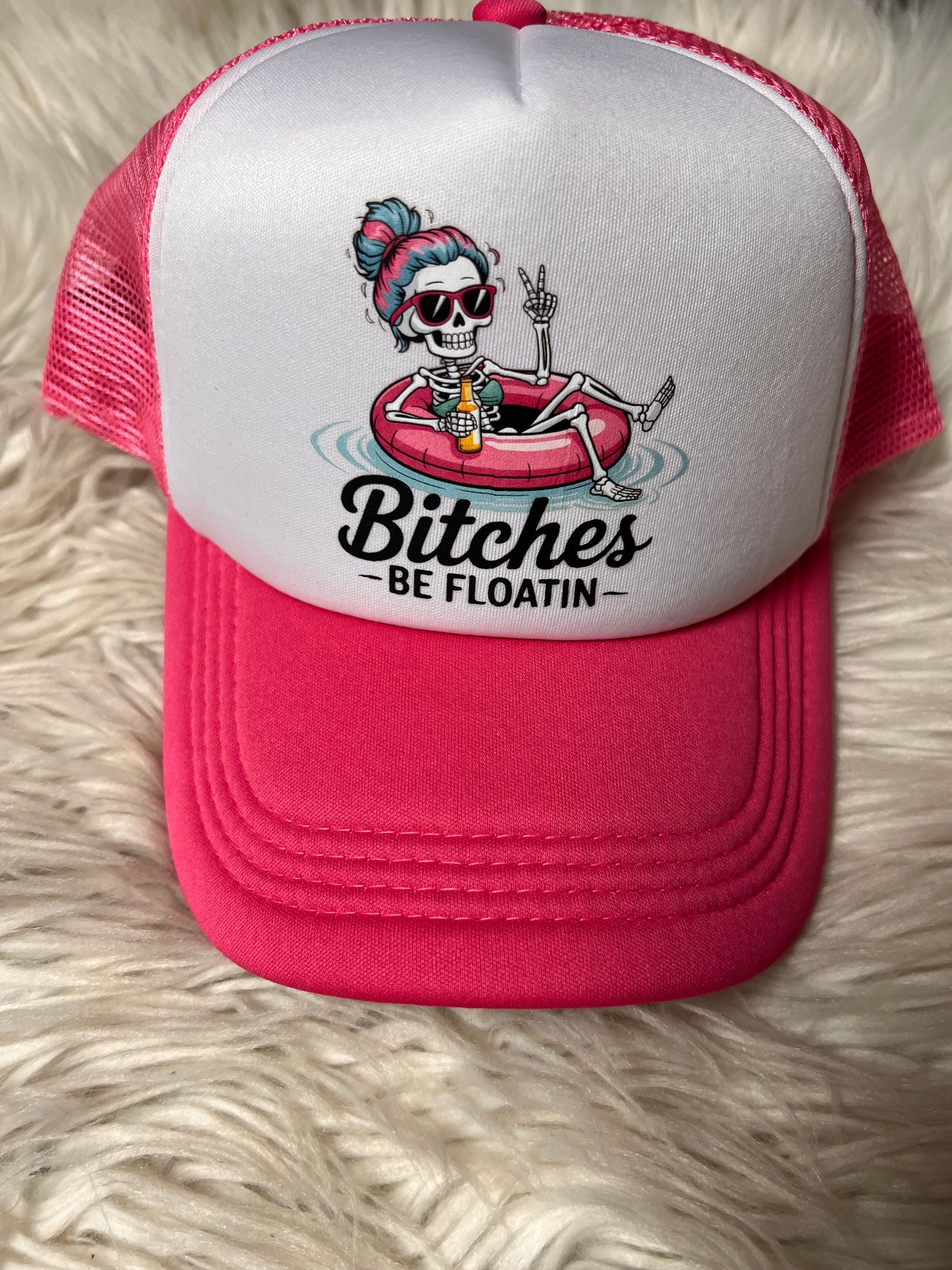 New pink hat bitches be floating ￼