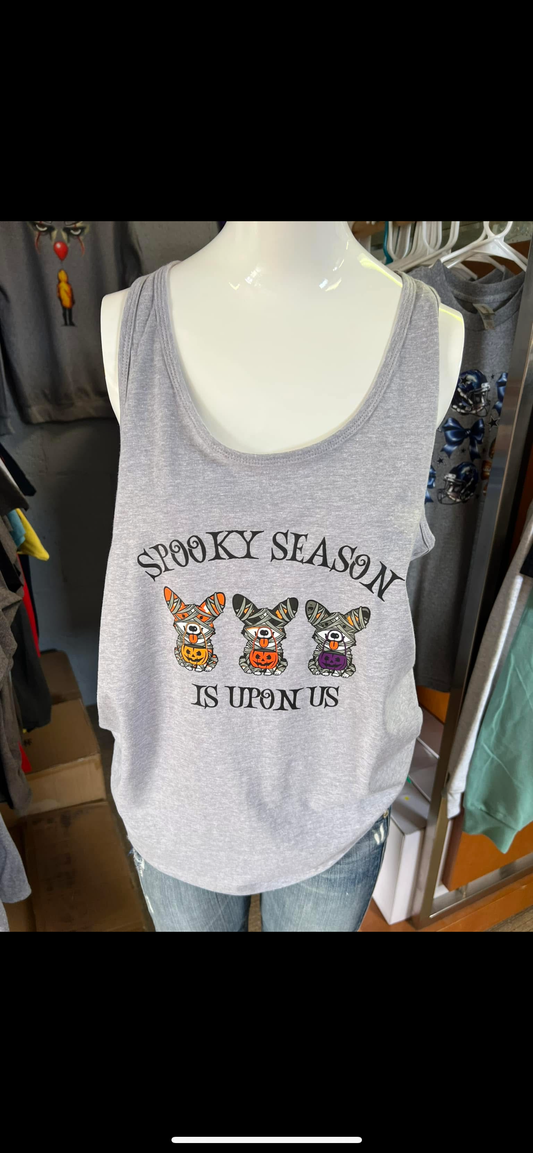 New ladies next level, Razorback tank top Halloween corgi