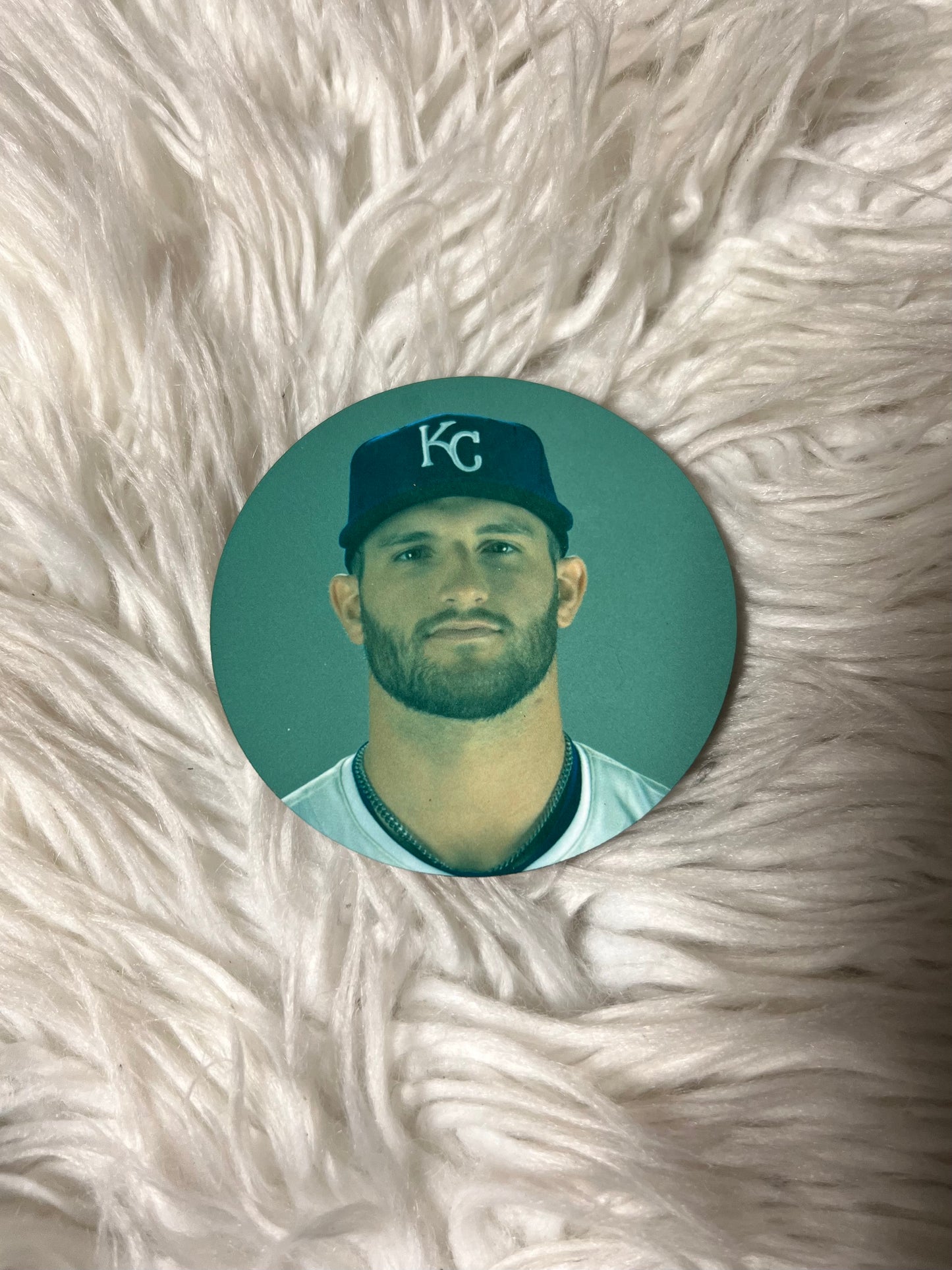 Baseball cork coasters