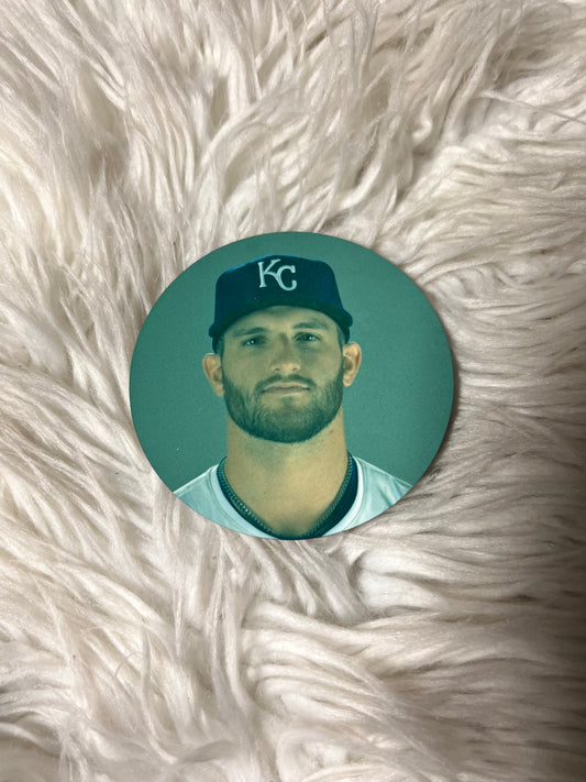 Baseball cork coasters