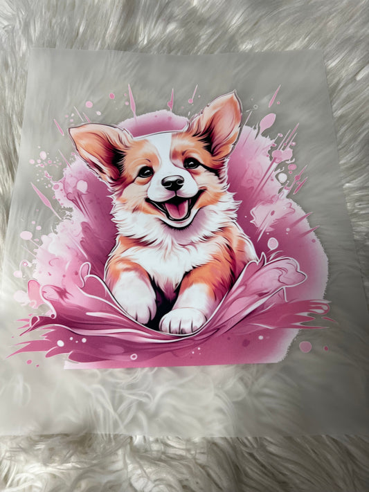 new DTF corgi