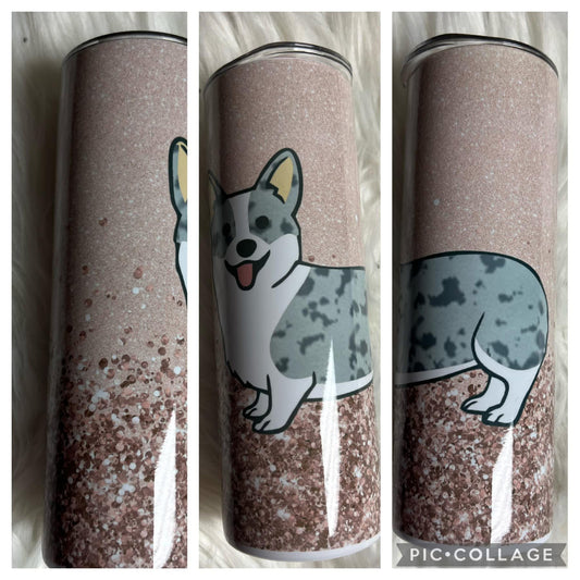 20 ounce Tumblr corgi