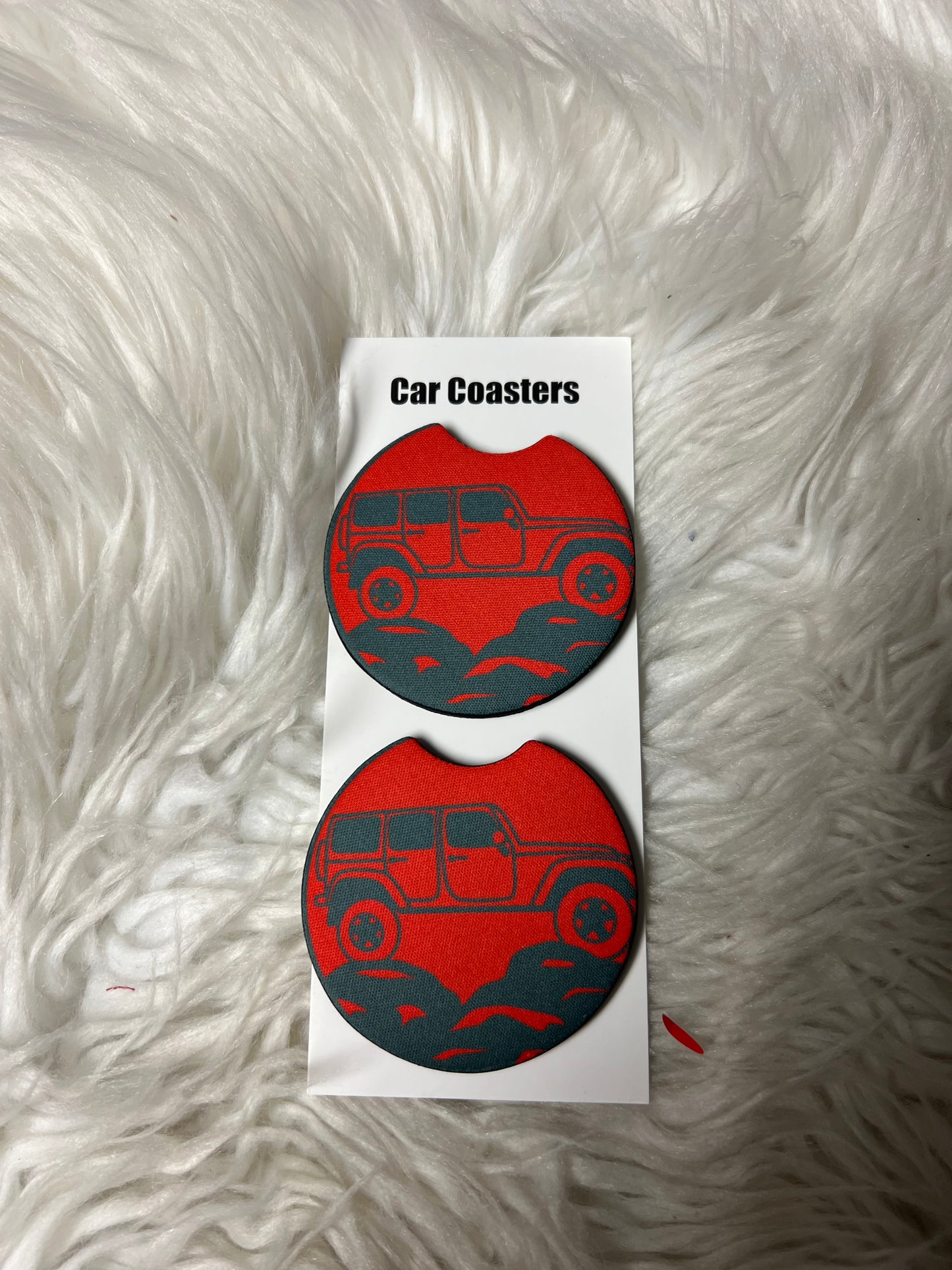 car coasters Red